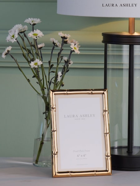 Laura Ashley Polished Gold Orwell Photo Frame (N24515) | £12
