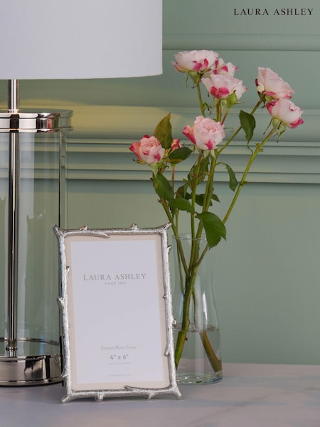 Laura Ashley Polished Nickel Emmett Photo Frame (N24517) | £15