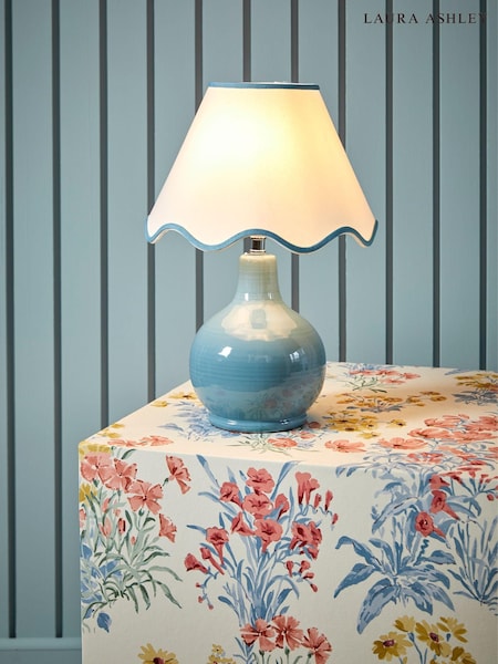 Laura Ashley Blue Bramhope Table Lamp (N24525) | £69