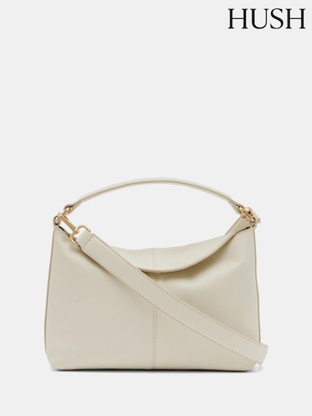 Hush Grey Stevie Magdot Leather Cross-Body Bag (N24569) | £139
