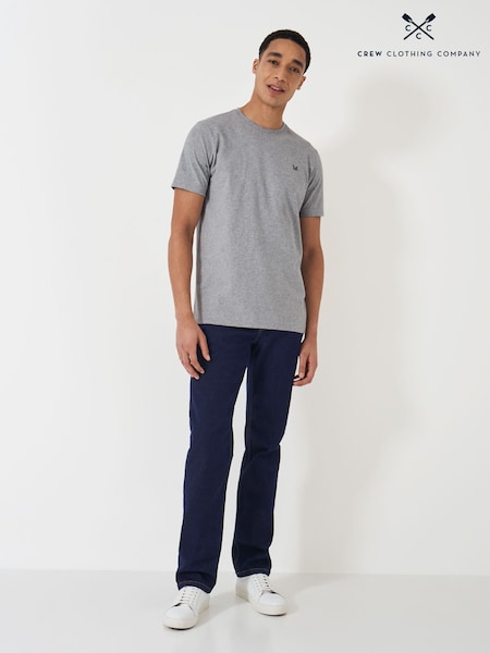 Crew Clothing Blue Parker Straight Jeans (N24676) | £75