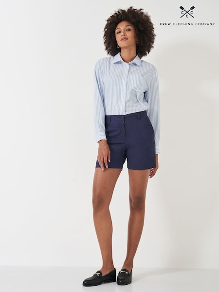 Crew Clothing Blue Chino Shorts (N24703) | £39
