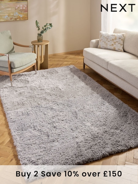 Light Grey Cocoon Rug (N24929) | £35 - £195