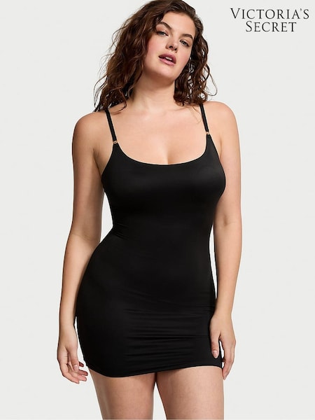 Victoria's Secret Black Mini Feathersoft Essentials Maxi Slip (N25002) | £45