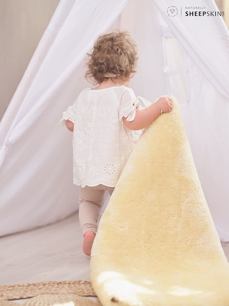 Naturally Sheepskins Natural Baby Sheepskin Rug (N25552) | £69