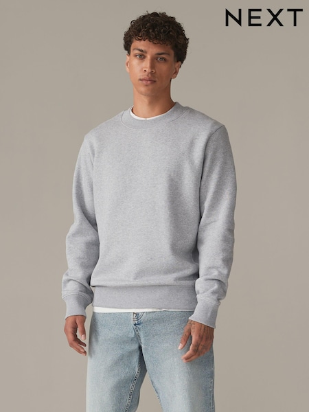 Grey Rich Jersey Crew Sweatshirt (N25570) | £28