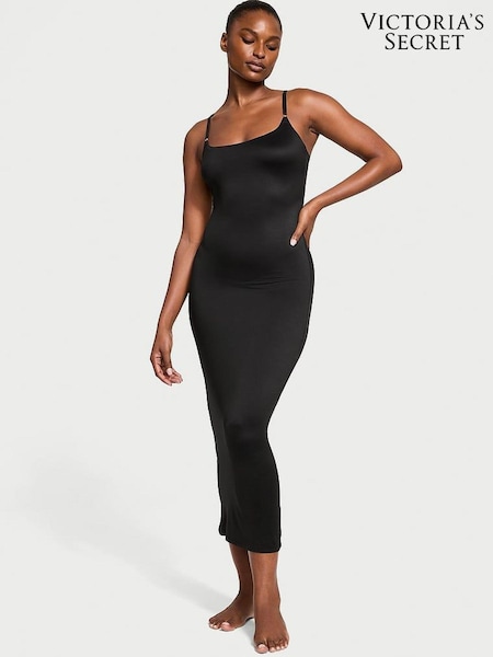 Victoria's Secret Black Maxi Feathersoft Essentials Maxi Slip (N26141) | £59