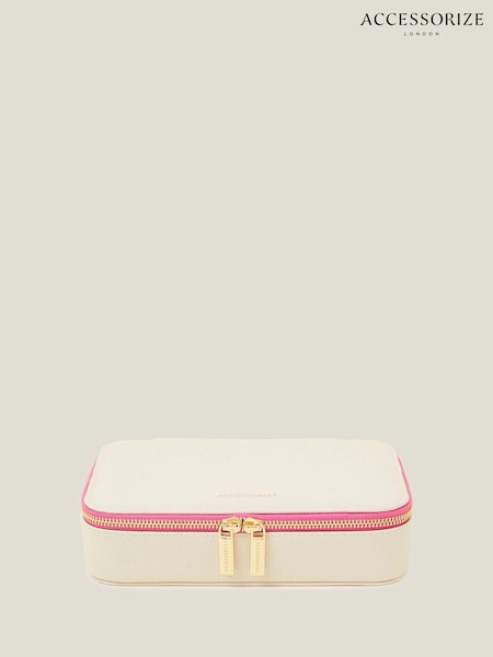 Accessorize Cream Large Jewellery Box (N26915) | £25