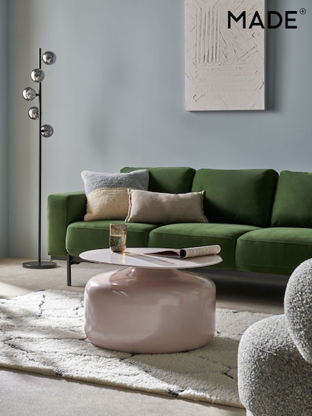 MADE.COM Nude White Zuri Metal Coffee Table (N27187) | £299