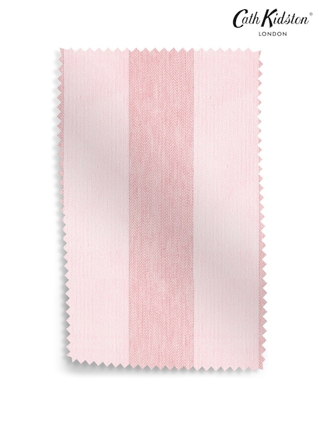Cath Kidston Palette Pink Canopy Stripe Upholstery Swatch (N27661) | £0