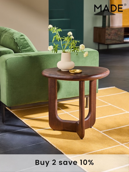 MADE.COM Dark Mango Wood Arlo Side Table (N27718) | £159