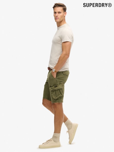 Superdry Green Core Cargo Relaxed Fit Shorts (N27769) | £50