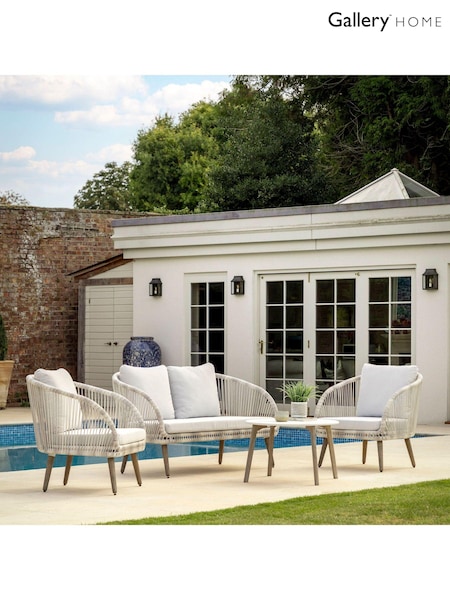 Gallery Home Natural Barker Garden Lounge Set (N27842) | £775