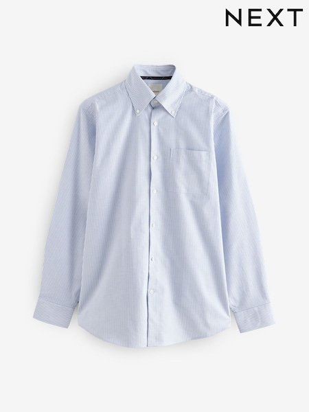 Barbour® Blue Regular Fit Stripe 100% Cotton Oxford Shirt (N27885) | £80