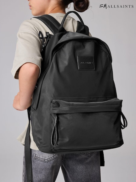 smALLSAINTS Black School Backpack (N28298) | £50