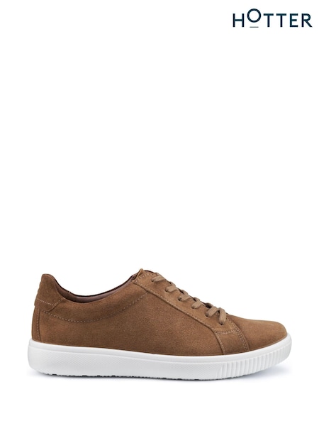 Hotter Brown Suede Oliver Lace-Up Shoes (N28472) | £89