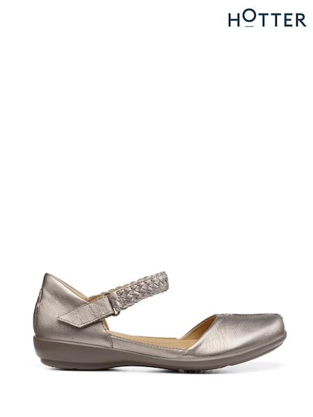 Hotter Gold Wide Fit Lake Touch Fastening Shoes (N28499) | £69