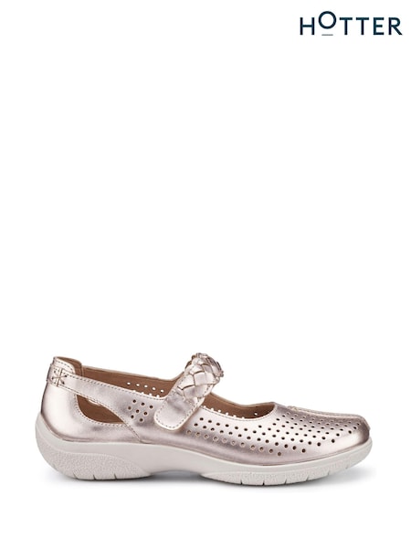 Hotter Gold Quake II Touch Fastening Shoes (N28563) | £79