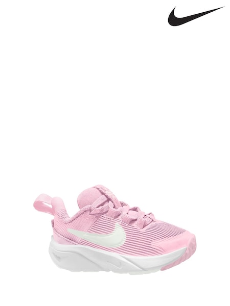 Nike Pale Pink Infant Star Runner 4 Trainers (N29852) | £30