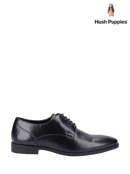 Black - Hush Puppies Ezra School Shoes