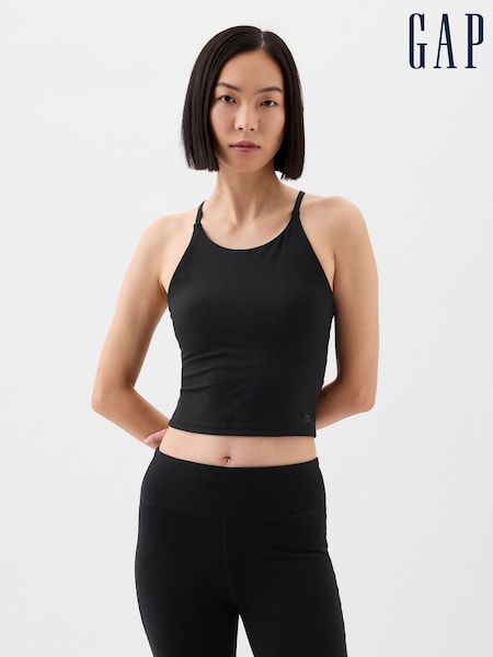 Gap Black Studio Longline Sports Bra (N30496) | £25