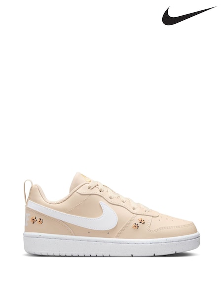 Nike Neutral Youth Court Borough Low Recraft Trainers (N30783) | £50