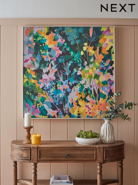 Green Artist Susan Nethercote Abstract Wall Art (N31108) | £100