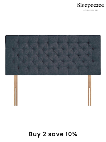 Sleepeezee Black Chesterfield Strutted Headboard (N31866) | £335 - £510