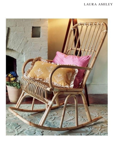 Laura Ashley Natural Indoor Cane Rocking Chair (N31918) | £295