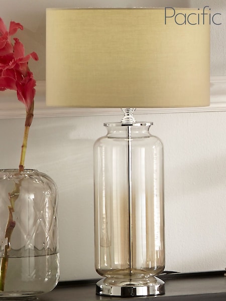 Pacific Gold Vivienne Lustre Ombre Glass Table Lamp (N32790) | £100