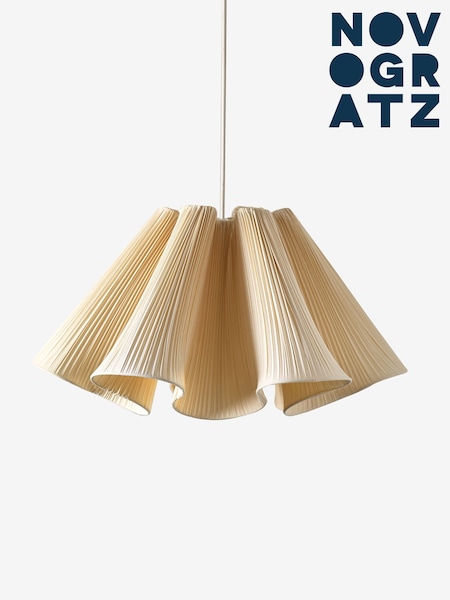 Novogratz Cream Ellis Shade Ceiling Light (N33630) | £90