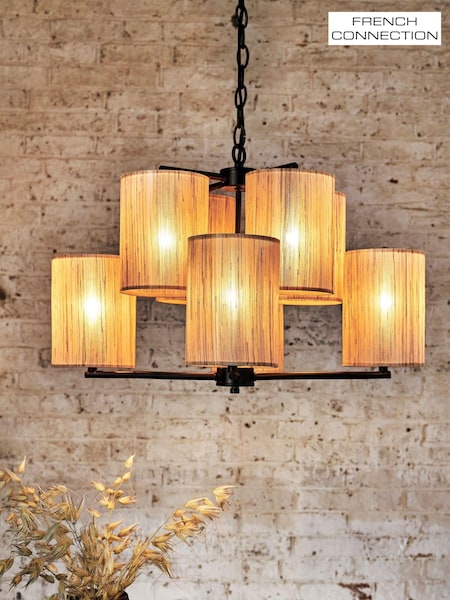 French Connection Natural Kinsha Ceiling Pendant Light (N33734) | £245
