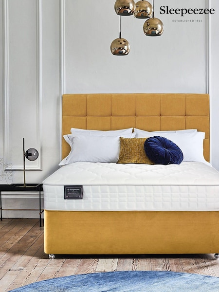 Sleepeezee Yellow Memory Ultra 2500 Mattress and 2 Drawer Divan Base Set (N33926) | £725 - £1,080