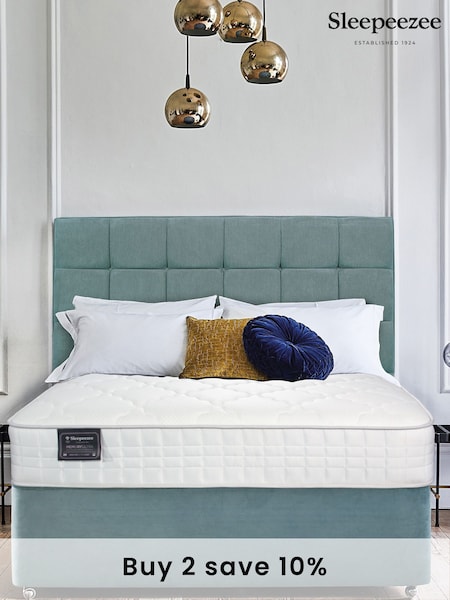 Sleepeezee Green Memory Ultra 2500 Mattress and 2 Drawer Divan Base Set (N34360) | £725 - £1,080