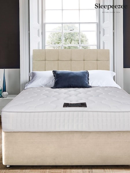 Sleepeezee Natural Cooluxe 1600 Mattress and 2 Drawer Divan Base Set (N34363) | £730 - £1,150