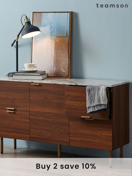 Teamson Home Brown Ashton Wooden Sideboard, TV Cabinet with Storage (N34483) | £270