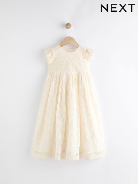 Ivory Occasion Baby Dress (0mths-2yrs) (N34642) | £30 - £32