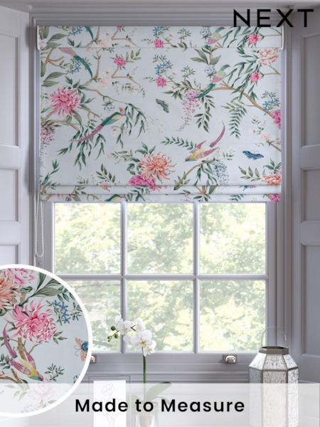 Duck Egg Blue Emporium Made to Measure Roman 100% Cotton Blind (N34850) | £52