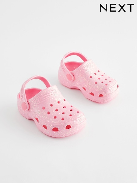 Pink Glitter Clogs (N35007) | £9 - £12