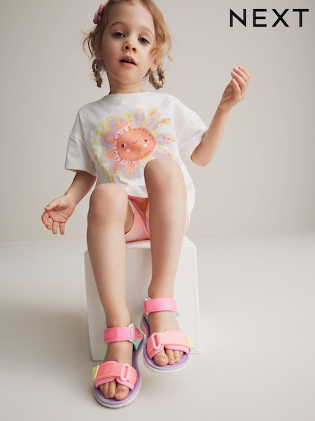 Multi Trekker Sandals With Touch Fastening (N35069) | £16 - £18