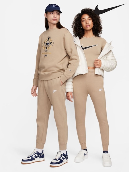 Nike Brown Club Joggers (N35210) | £50