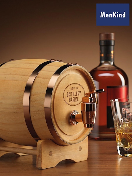 MenKind Natural Wooden Keg Whiskey Barrel (N35948) | £20