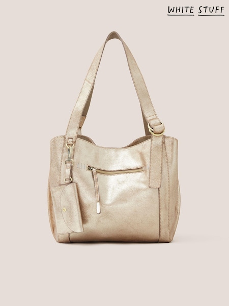 White Stuff Gold Hannah Leather Bag (N36254) | £99