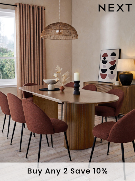 Dark Natural Extending Dining Table (N36511) | £925