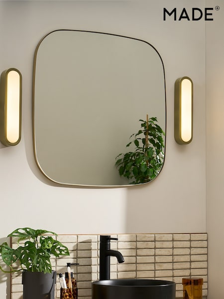 MADE.COM Brass Nura Flush Wall Light (N36691) | £129