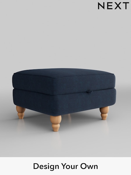 Fine Chenille Easy Clean/Dark Navy Blue Lilly Ii (N36865) | £475