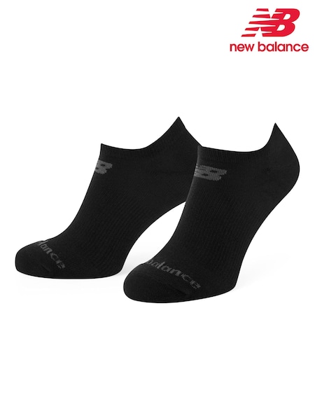 New Balance Black No Show Trainer Liner Socks 3 Pack (N38419) | £18