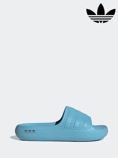 adidas originals Blue Adilette Ayoon Sandals (N38859) | £0