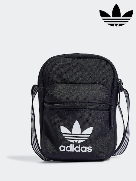 adidas Originals Black Adicolour Classic Festival Crossbody Bag (N39053) | £20
