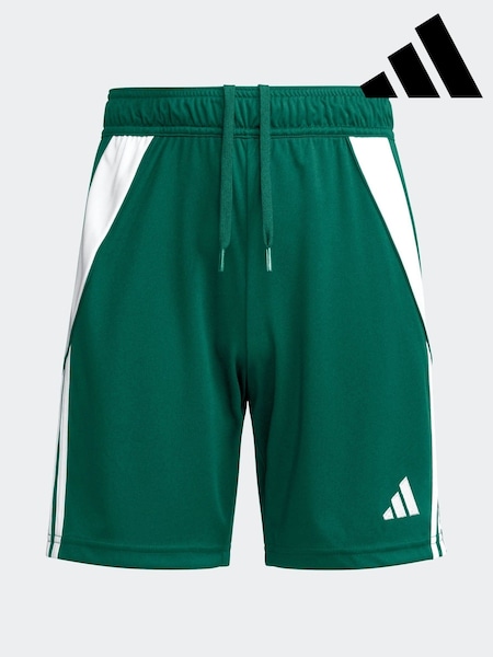 adidas Dark Green Tiro 24 Shorts (N39805) | £13
